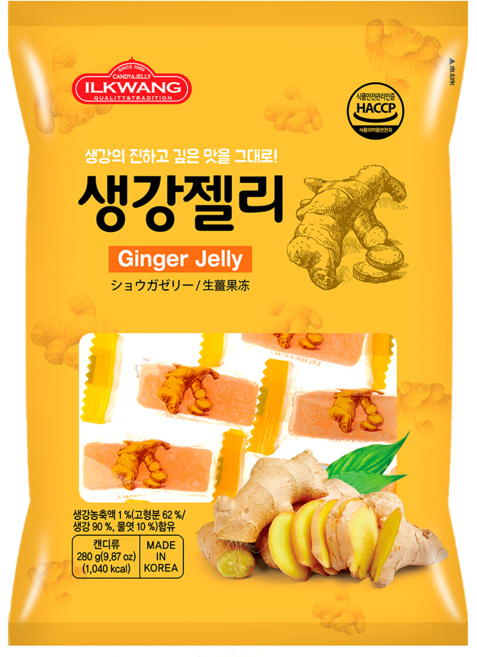 일광제과 생강젤리, 280g, 10개