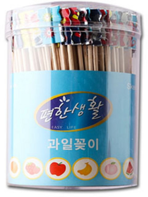 JJ Choice 편한생활과일꽂이원형대300P, 1개입, 1개