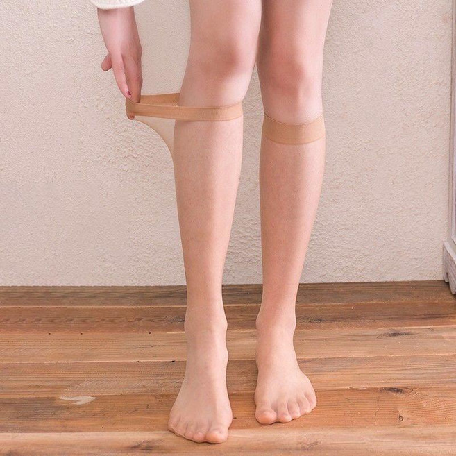 絲襪 中筒超薄透明襪 肉色半筒夏季隱形襪