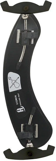 쿠쿠스토어 ﻿1/8 3/4-4/4 바이올린 숄더 레스트 스폰지 패드가있는 조절 가능한 안티 울프 블랙/화이트 피, 03 1-8