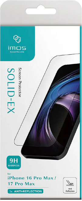imos 9H 螢幕保護貼, 1個