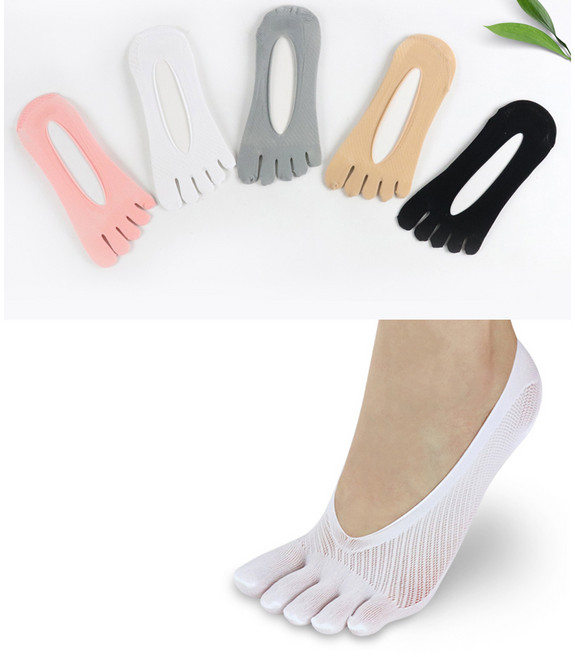 여성 발가락양말 망사 논슬립 덧신 페이크삭스(개별포장)