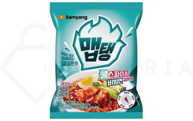 맵탱 쿨스파이시 비빔면 김치맛 134g, 20개