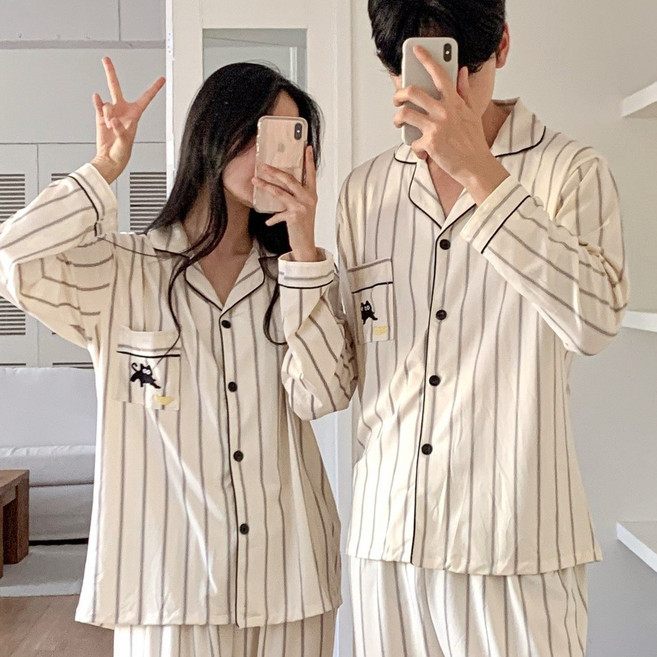 잠끌 러블리 커플 잠옷 파자마 상하의 세트