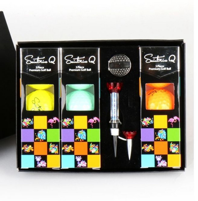 카시야 골프 선물 세트 기프트 컬러 9구 B, 1개, 크루즈싱글골프티_경사수평볼마커