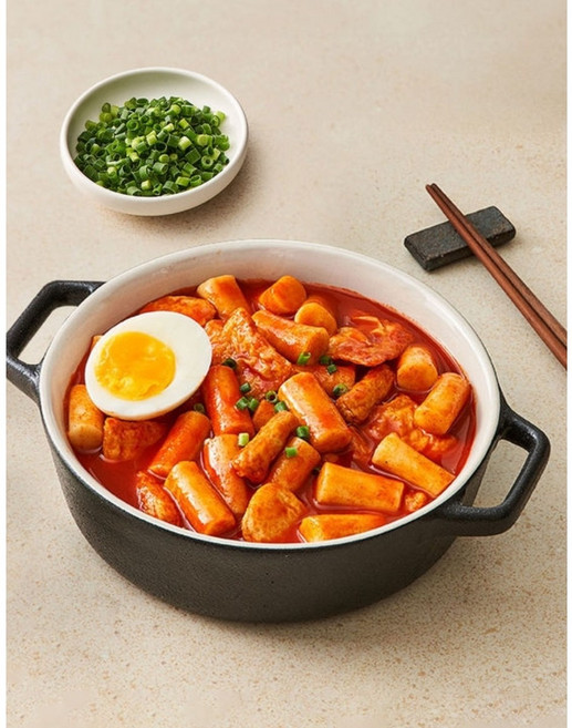 나린 국물 떡볶이 570gX5봉 (2인분 떡 어묵 스프 포함 냉동) 아이들간식 옛날 떡볶이, 5개, 570g