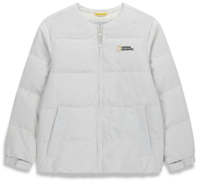 [정가 149000원] 내셔널지오그래픽 공용 키즈 헤론 경량 구스 다운 점퍼 U넥