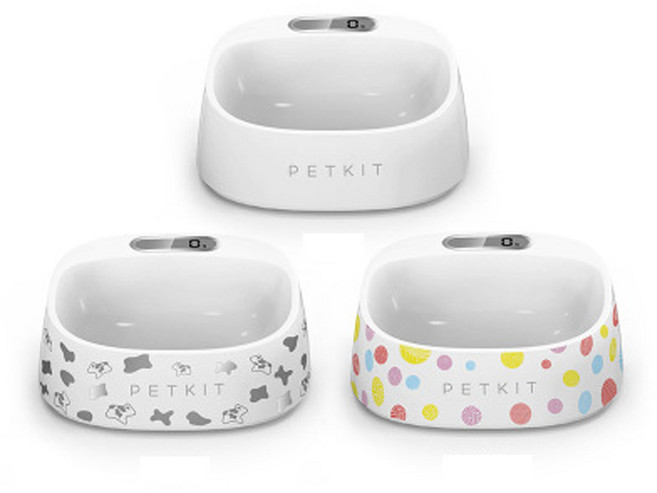 아서아리 반려견 저울 항균 급식기, 1개, 컬러보풀