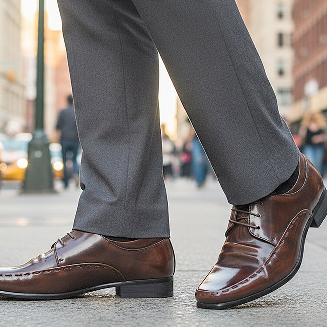 [한정판매] MDS-09 모션끈 소가죽 남성구두 정장화 로퍼 키높이 면접 예식구두