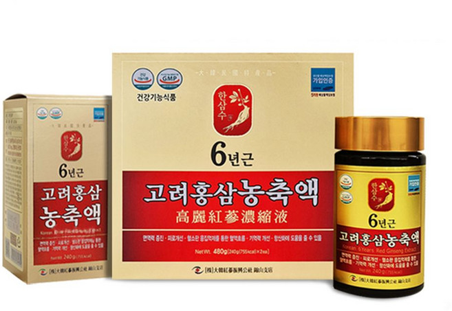 고려홍삼 6년근 고려홍삼농축액100% 240gx2병세트, 1박스, 240g