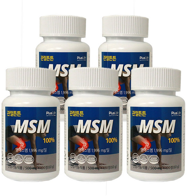 닥터아브 관절튼튼 MSM 100%, 120정, 5개