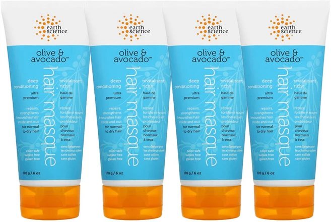 얼스사이언스 딥 컨디셔닝 헤어 마스크 올리브 & 아보카도, 170g, 4개 - 쿠팡