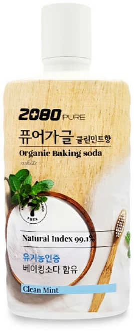 2080퓨어 베이킹소다 가글, 750ml, 6개 - 쿠팡