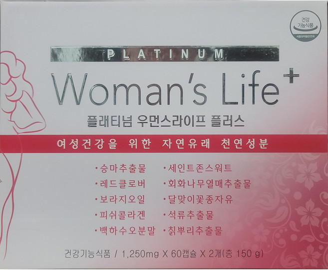 엄마는 갱년기 플래티넘 우먼스 라이프 플러스, 120회분, 1개