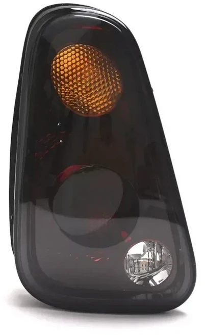 미니 쿠퍼 R50 2005 용 자동차 후방 테일 라이트 램프 63217166955 전구 없이, 02 Smoked lens left