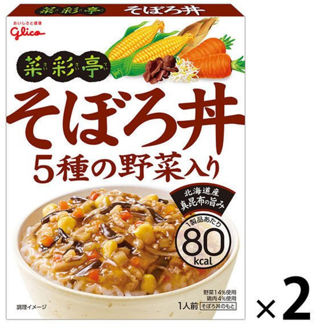 일본덮밥 일본규동 일본간편조리식 에자키그리코 야사이테이 소보로돈부리 140g x 2개