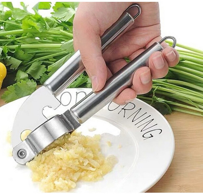 올스텐 마늘다지기 스테인레스 마늘으깨기 마늘프레스, 1개, 단품