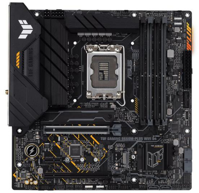 ASUS TUF GAMING mATX 인텔 B660M 플러스 와이파이 DDR4 5333 +(OC) 128G 3.2 지지대 세대 LGA 1700 CPU (리퍼), 01 마더 보드, 1개