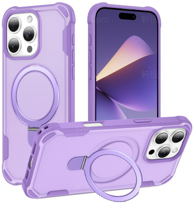 磁吸支架防摔手機殼 適用於 iPhone 15