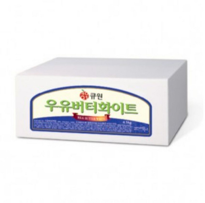 우유버터화이트 4.5kg (무염버터) [아이스박스별도구매], 1개