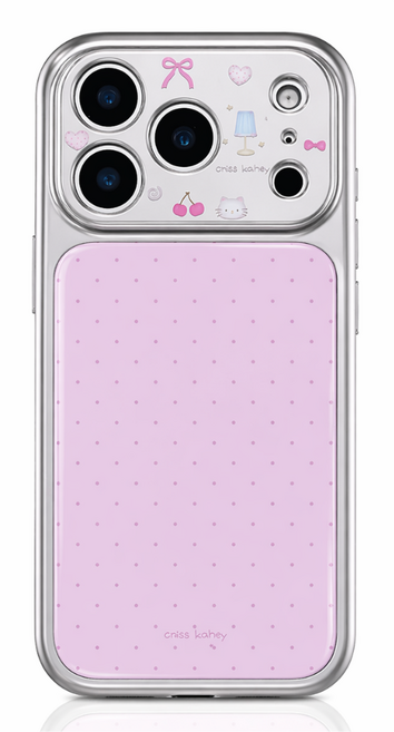 카메라 보호 일체형 미니 패턴 도트 케이스