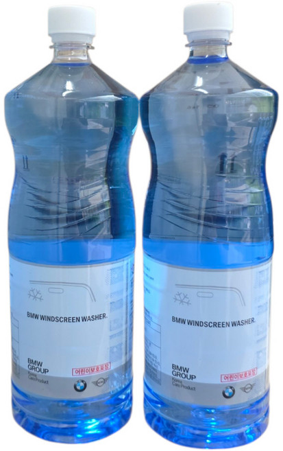 bmw 미니 순정 에탄올 워셔액 windshield washer antifreez, 2개, 1.8L