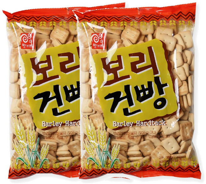아리랑후드 보리건빵, 440g, 2개
