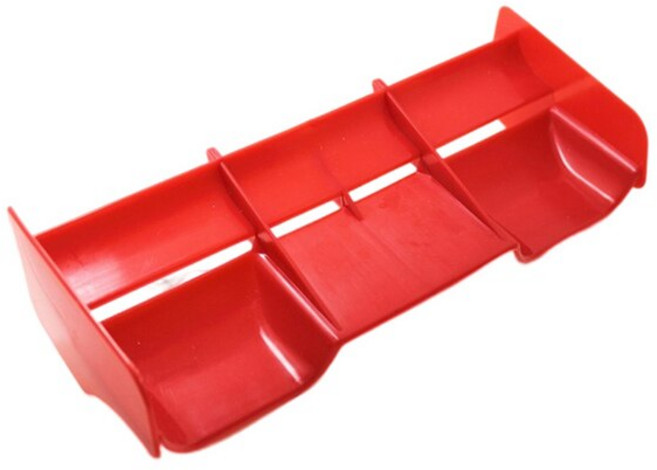 RC 자동차 18 오프로드 버기 윙 바디 스포일러 1/8 스케일 모델 원격 제어 Truggy Trx Losi HSP Himoto HPI Kyosho ARRMA, [03] 빨간, 1개