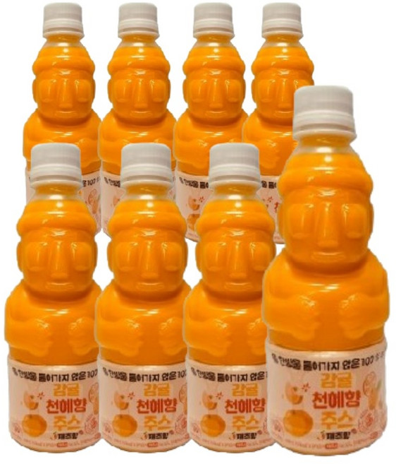 제주향 감귤 천혜향 주스, 330ml, 8개
