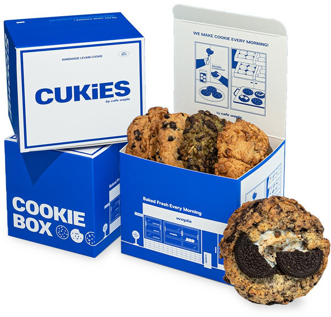 쿠키스 수제 르뱅쿠키 5종 5개입 세트, 2박스, 500g