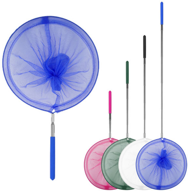 4단 길이조절1.3m 안테나 잠자리채30cm 곤충채집 뜰채