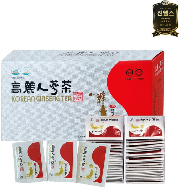 일화 고려인삼차, 3개, 100개입