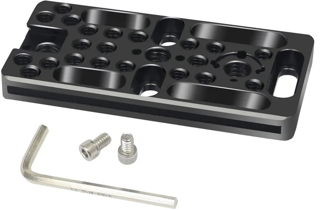 다목적 스위칭 플레이트 치즈 보드 이지 1/4 3/8 ARRI 슈 레일블록 도브테일 DSLR 카메라 리그용, 02 Type B Upgraded