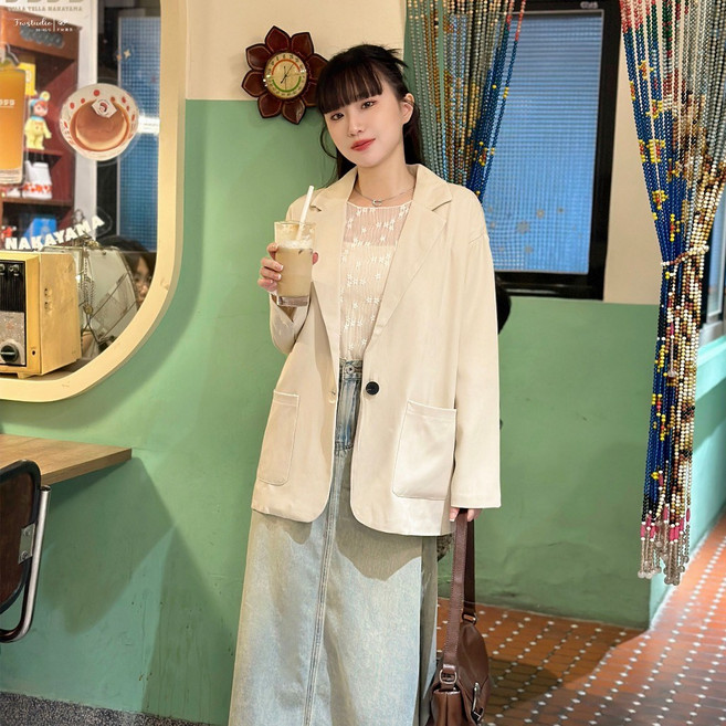FW美衣 韓妞長袖西裝外套