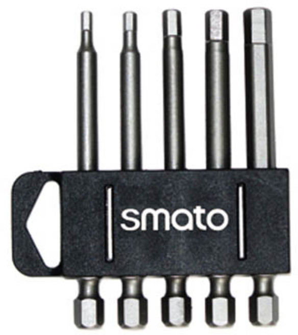 [스마토] 육각비트세트 | SM-HBS75 SM-HBS110 (1/4" |(2.5 3 4 5 6mm)5PCS)(SMATO) [1097997 1098002], 1개