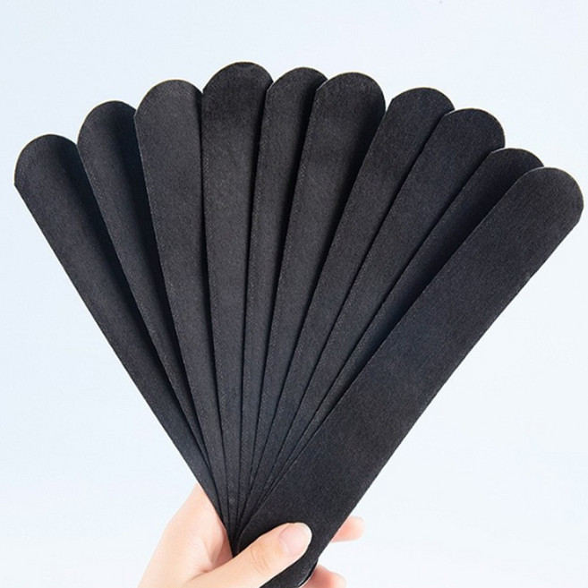 캡가드 모자 오염방지 땀패드, 100개, 블랙