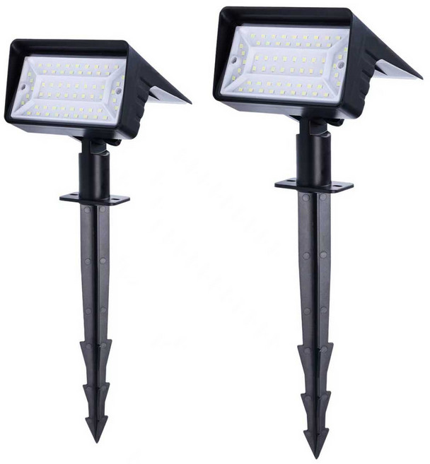 태양광 가로등 콘센트형 2개 세트, 따스한 햇빛