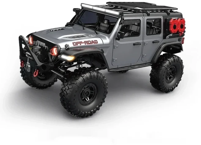 HB R1011 1 랭글러 1:10 스케일 RC카 4륜 구동 오프로드 차량 (전동 윈치 및 디퍼렌셜 포함) 14세 이상용, 35 R1011