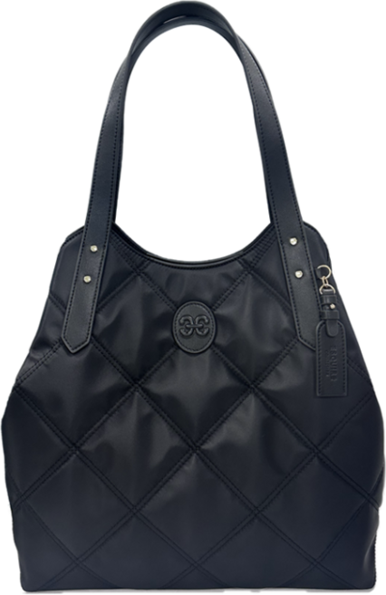 에스콰이아 핸드백 기존 나일론 퀼팅라인 업그레이드 소프트하고 자연스러운 원단 강조 초경량 내부 개고리로 2Way 연출이 가능한 빅 호보백 판매베스트 EOEFHB836