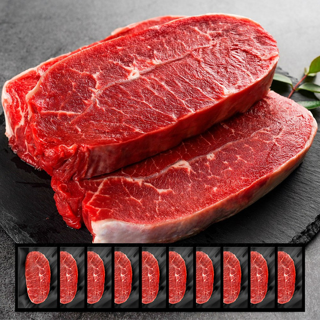 부채살 스테이크 미국산 초이스등급 소포장 식단&헬스, 10개, 200g