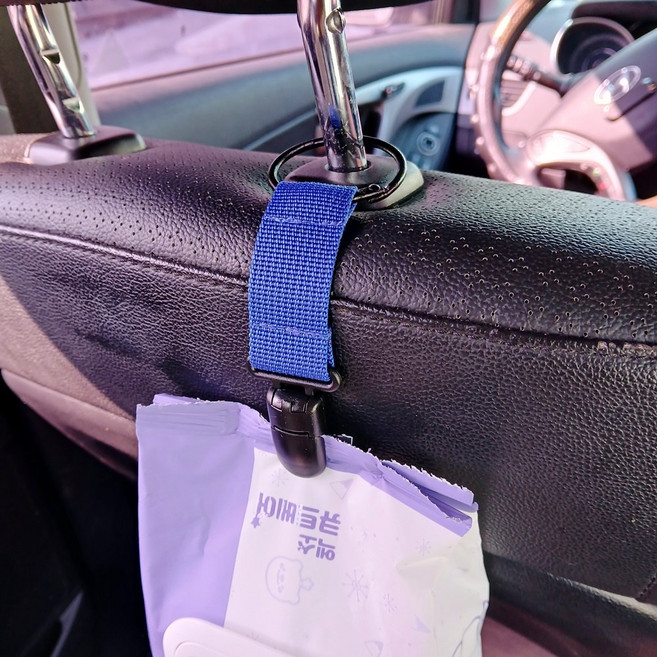 차량용 물티슈 걸이, 1개, 진핑크