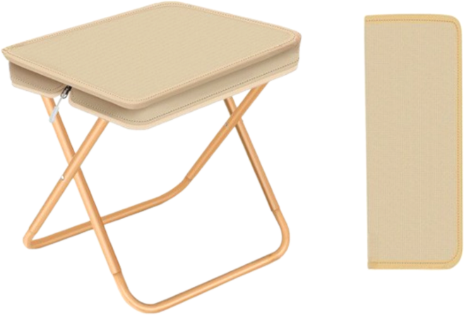 Velon 접이식 휴대용 캠핑의자 낚시용품, 1개, 카키