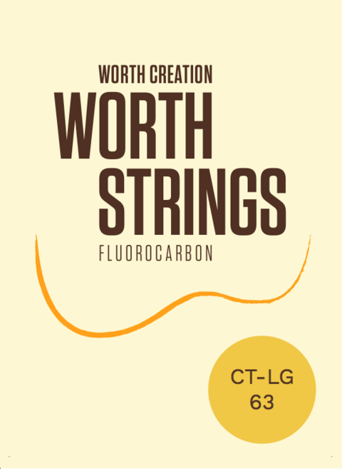 Worth 워스 우쿨렐레 카본 스트링 현 세트, CTLG, 1개