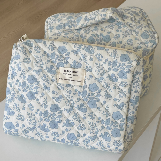 졸리하우스 패브릭 패턴 파우치