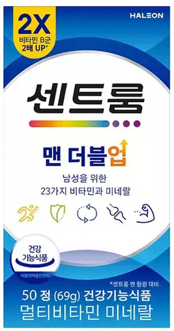 센트룸 우먼더블업 멀티비타민미네랄(50정) + 맨더블업 멀티비타민 미네랄(50정), 1개, 50정