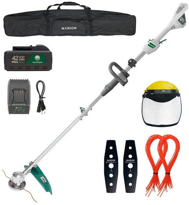 나리온 42V 무선 충전 예초기 HD-BC42 강력한 BLDC모터 4Ah 배터리 1팩 세트