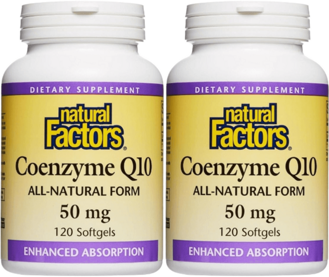 네추럴팩터스 코큐텐 코엔자임Q10 50MG 120정 2개