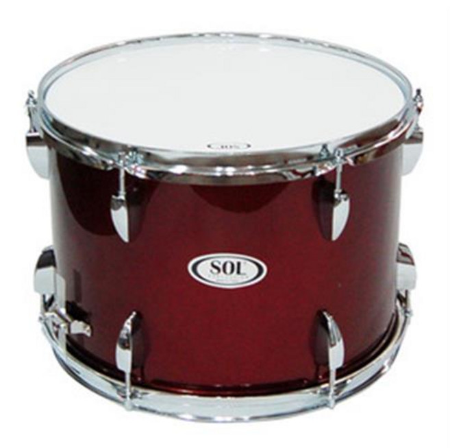 SOL 작은북/스네어드럼 14x10 인치 (스틱 어깨끈 포함/스탠드 별도) JB-SD1410-WR