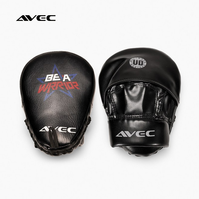 AVEC 고급형 복싱미트 펀치 입문용 실내 격투 태권도 훈련 1세트2pc, 1세트, 블랙
