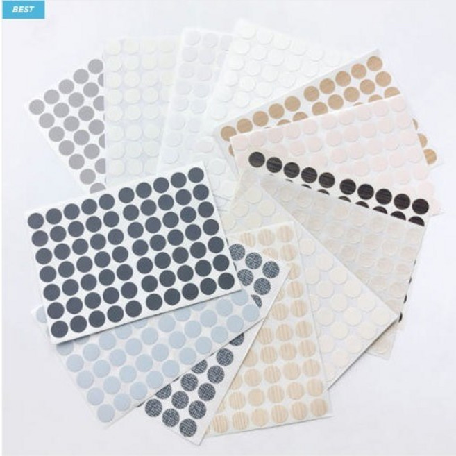 가구스티커 나사자국 타카 못구멍 흠집 스크레치 까짐, 14)진오크, 1개